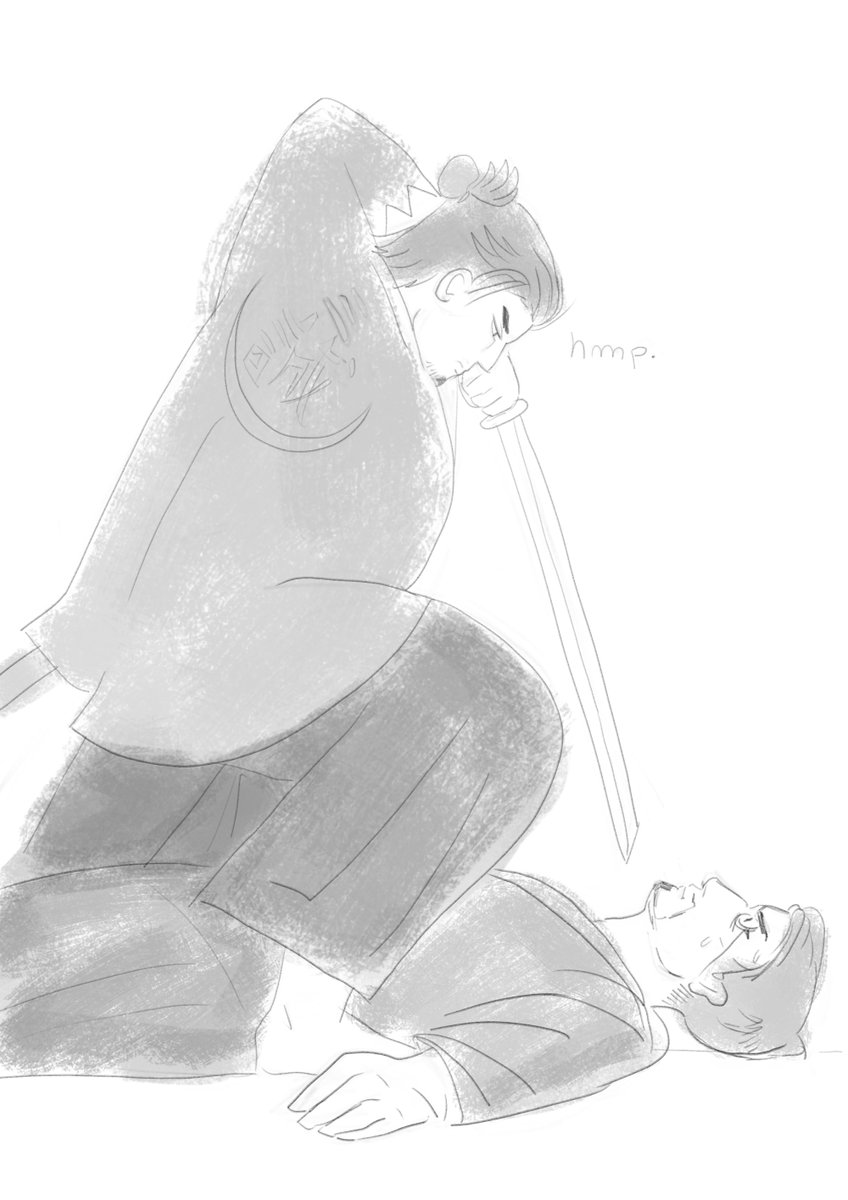 _Xhapo_'s tweet photo. That scene with Ryoma and Soji https://t.co/b7piPEsrOY