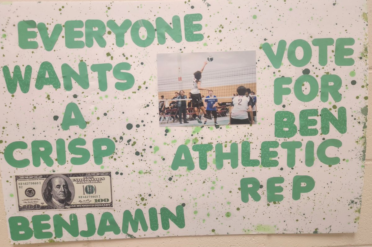 StJeromeCES's tweet photo. Campaigning this week for the 2023-2024 Student Council! Speeches and voting next week. Exercising student leadership at SJE! Here are some of the student posters! @laurasawicky @DomenicScuglia @ElizabethCrowe_ https://t.co/MXRNbZhY9N