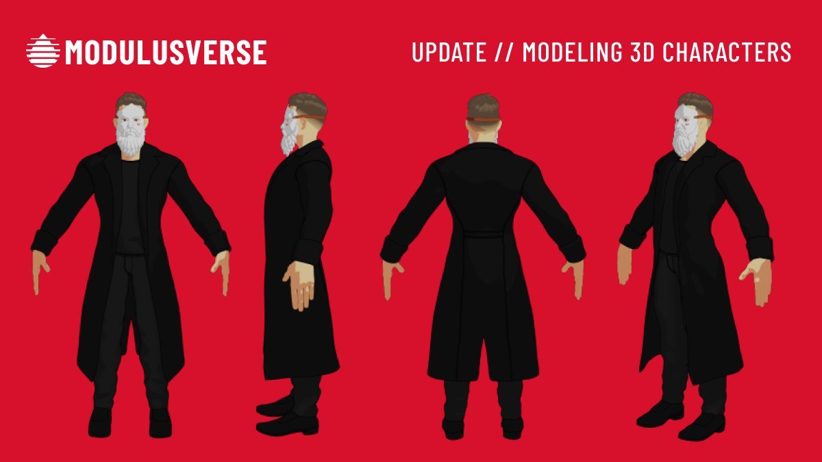 modulusverse's tweet photo. Working on the textures of the Cult character. There's still a lot of work ahead.
This model with this finish will be for animations of future adventures.
$CULT #MODULUS #MODULUSVERSE https://t.co/aY9So8bxto