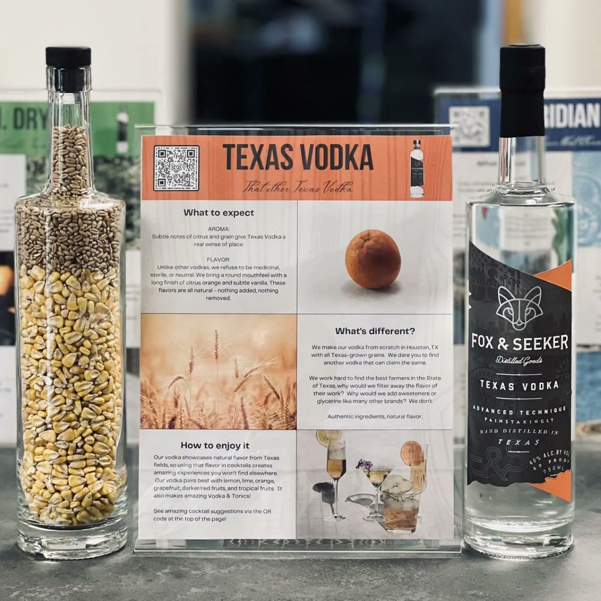 Awfully spiffy 👔  paperwork for a down-to-earth 🌽  vodka. 
.
Come see us tonight 5-8p at Total Wine in Humble to taste it first-hand!
.
#beaseeker #graintoglass #texas #texasgrains #texasfarms #texasdistillery #texasflavor #craft #craftdistillery #htx #local #smallbusiness