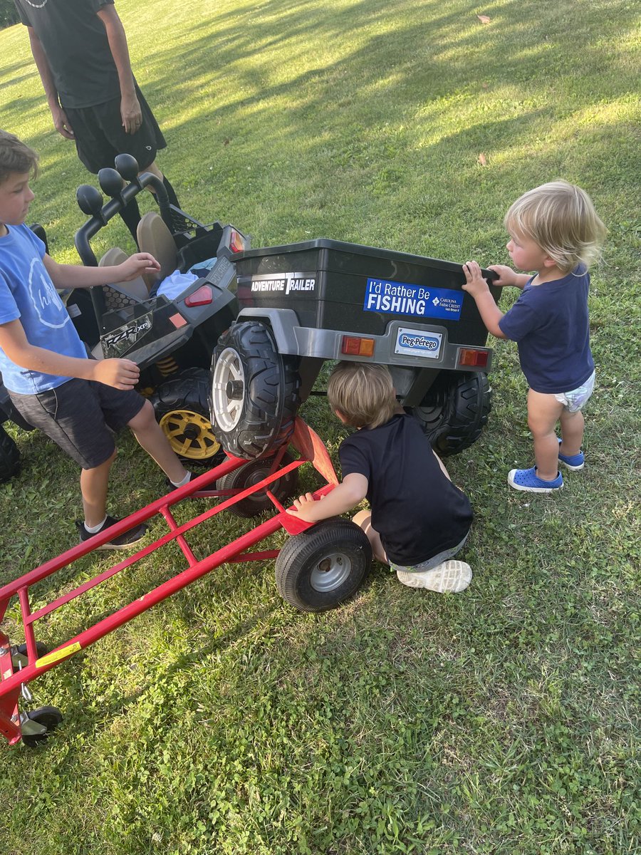 When God made boys…
Here, 3 adolescent brothers apply laws of gravity, leverage, and machinery breakdown to respect and honor the Creator. They’ll learn early that Romans 1 will not be their epitaph; but rather they’ll increase in the knowledge and faith of our Father’s love.