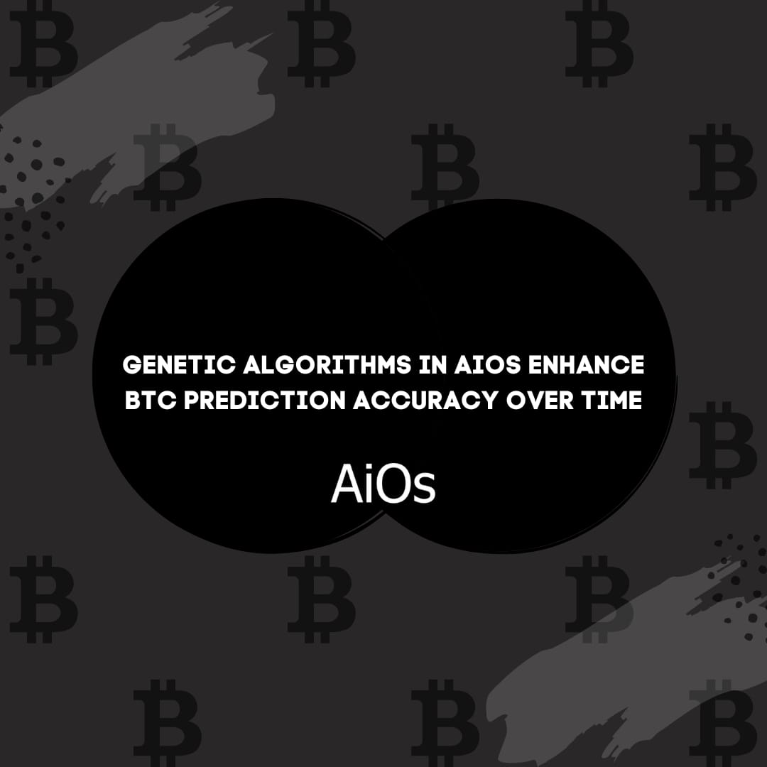 AIOSRUN's tweet image. AiOs revolutionize BTC trading with accurate predictions via genetic algorithms.
#AiOsInTrading #GeneticAlgorithms #BTCPricePrediction #AIinCrypto #SmartTrading