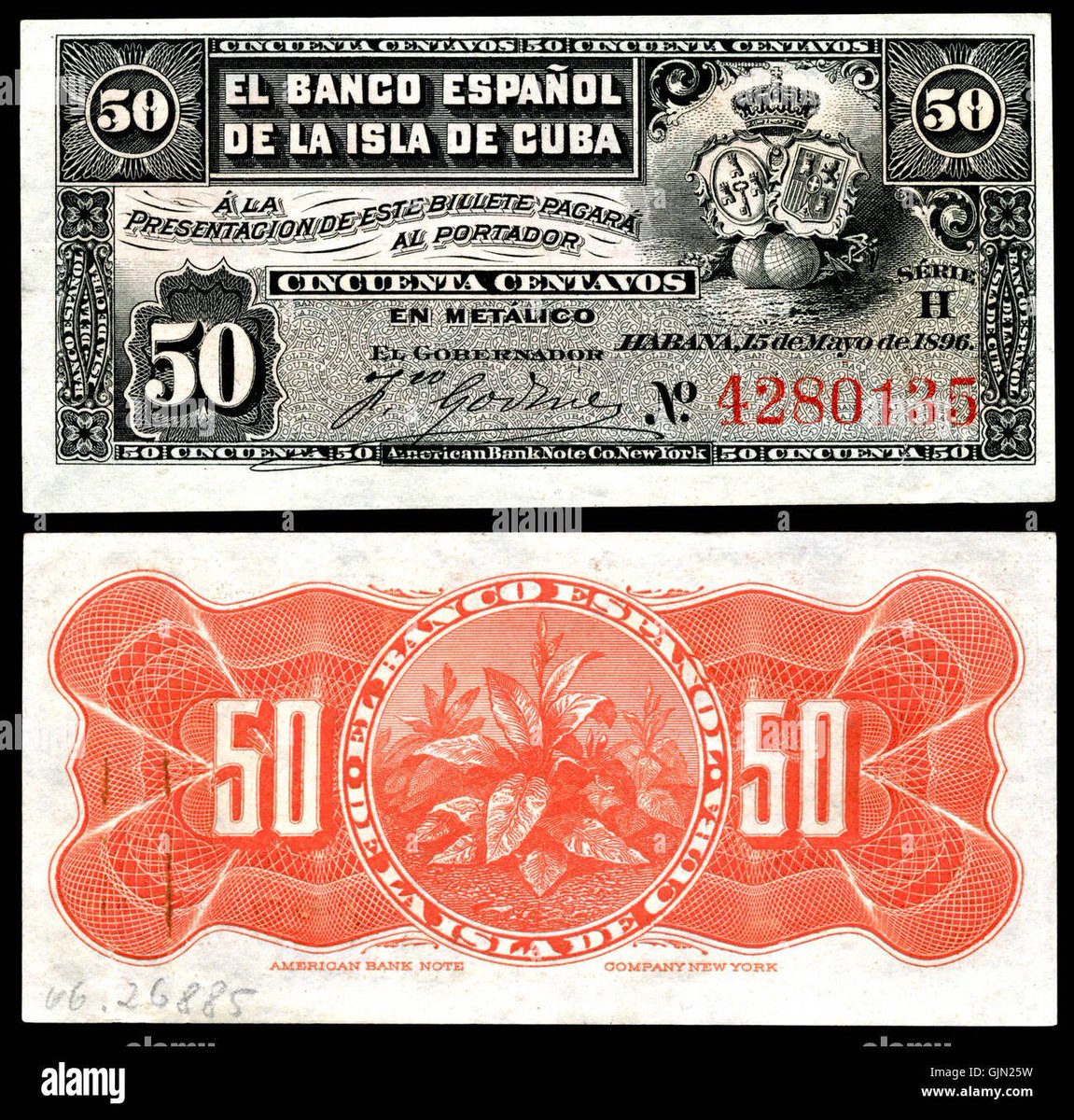 EspanolaCuba's tweet photo. 💶Estos son algunos de los billetes emitidos por el Banco español de la Isla de Cuba y que circularon por nuestra Cuba española 🇪🇸 https://t.co/RmKrrHCPZN