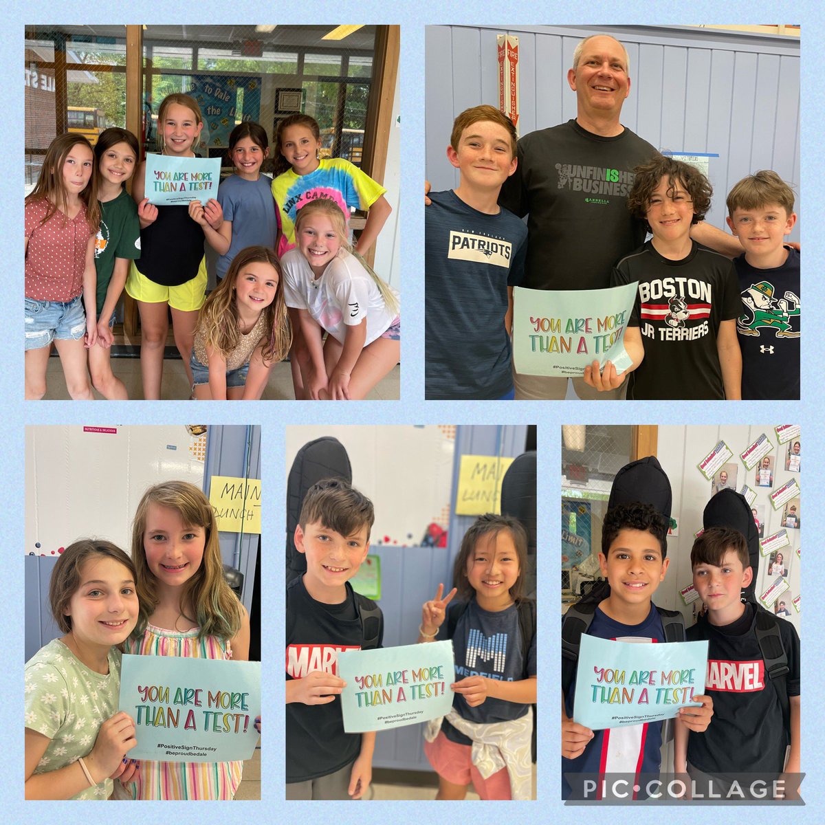 The Ss @ #beproudbedale are in the middle of MCAS testing (& doing great!). It seemed like the right time to share this important message. #positivesignthursday #medfieldps #kidsdeserveit