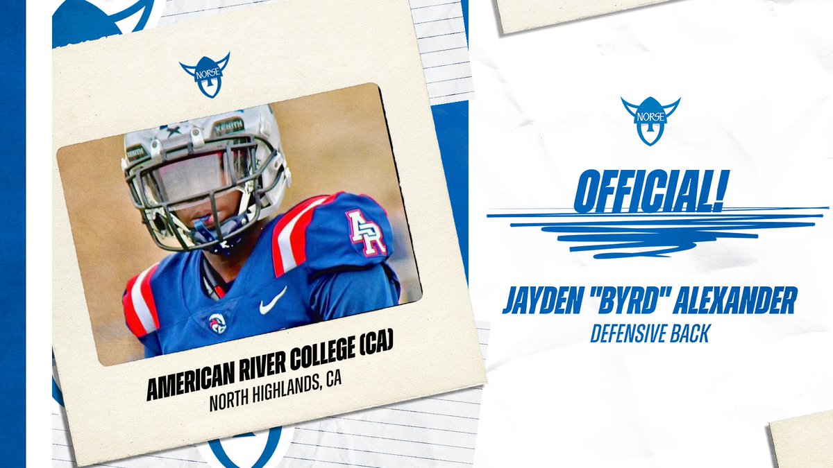 Please Welcome Our Kinda Guy @ByrdAlexander7 to <a href="/LutherFootball/">Luther Football</a>! Byrd is a Defensive Back out of <a href="/ARCBeaverBall/">American River College Football</a> in California!
<a href="/CoachTroche56/">Joe Troche</a>
#WelcomeToTheValley #BurnTheBoats #OKG