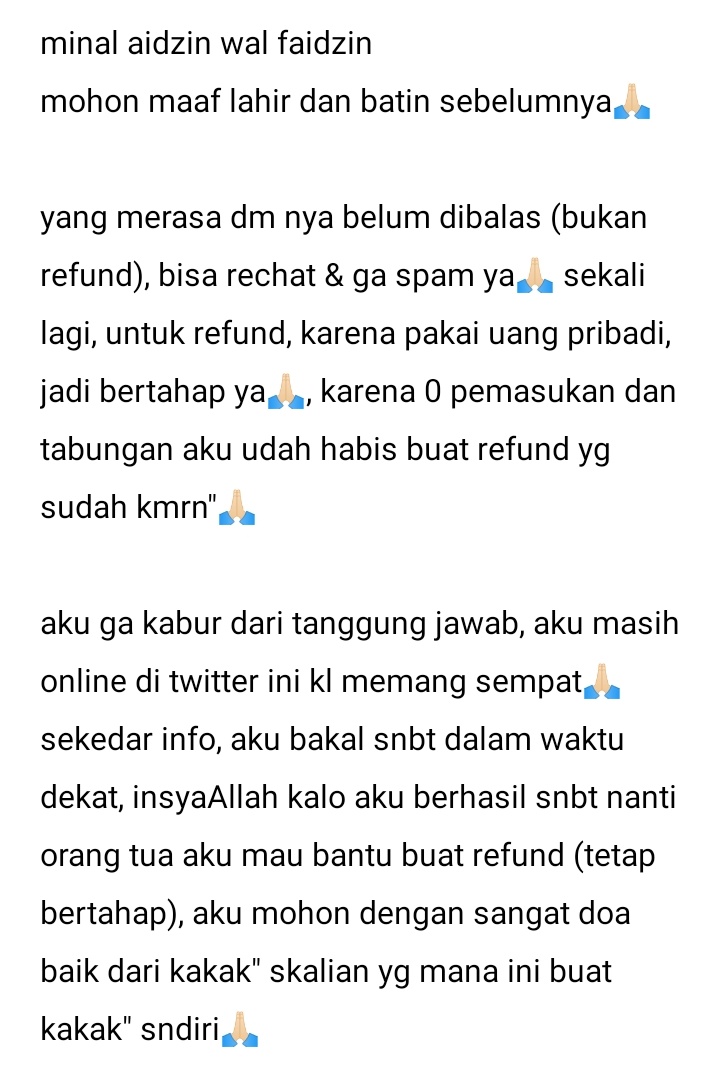addictedtoharu's tweet photo. sementara belum bisa balas dm dulu, akan dibaca setelah selesai snbt, terima kasih banyak atas pengertiannya 🙏🏻 https://t.co/uKLvJhy0Qp