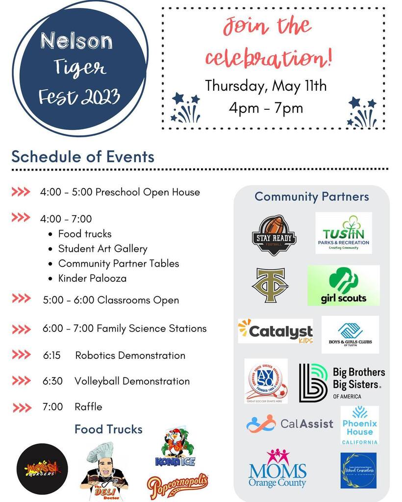 We have a fun night planned for all of our families! Look forward to seeing you all tonight! #wearenelson #tigerfest2023 #openhouse #learningcelebration #eoy instagr.am/p/CsHkw6uv9ZJ/