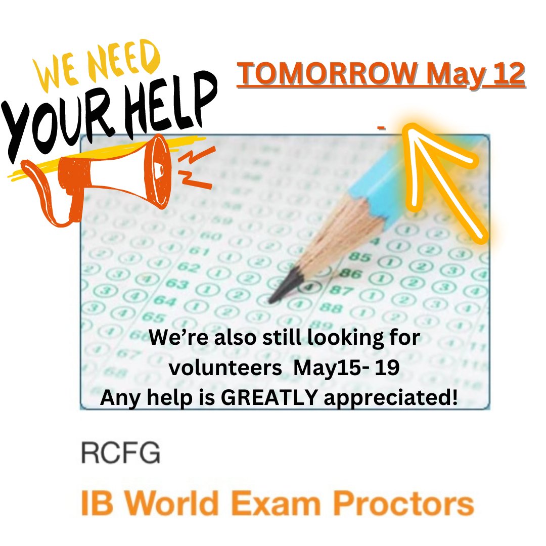 rcfgcomm's tweet photo. We’re looking for a few more volunteers. If you can help proctor please see https://t.co/fFrTJaGhye https://t.co/K2bgB5t76P