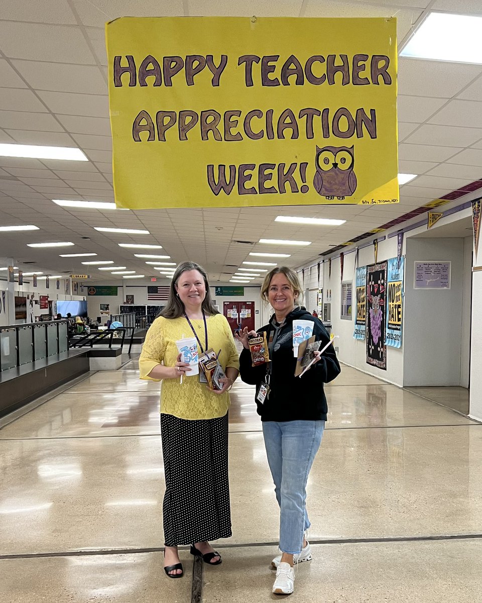 LiveOakOwls's tweet photo. Today the LOA staff got snacks, Sonic drinks, handmade cards, and personalized coasters from student, Jace Robison and his moms, Jessica and Andrea. So grateful!!
#TeacherAppreciationWeek2023 #bestjobintheworld #liveoakowls #liveoakacademy #loa #StillUndefeated #undefeatedowls https://t.co/tOII9mxHod