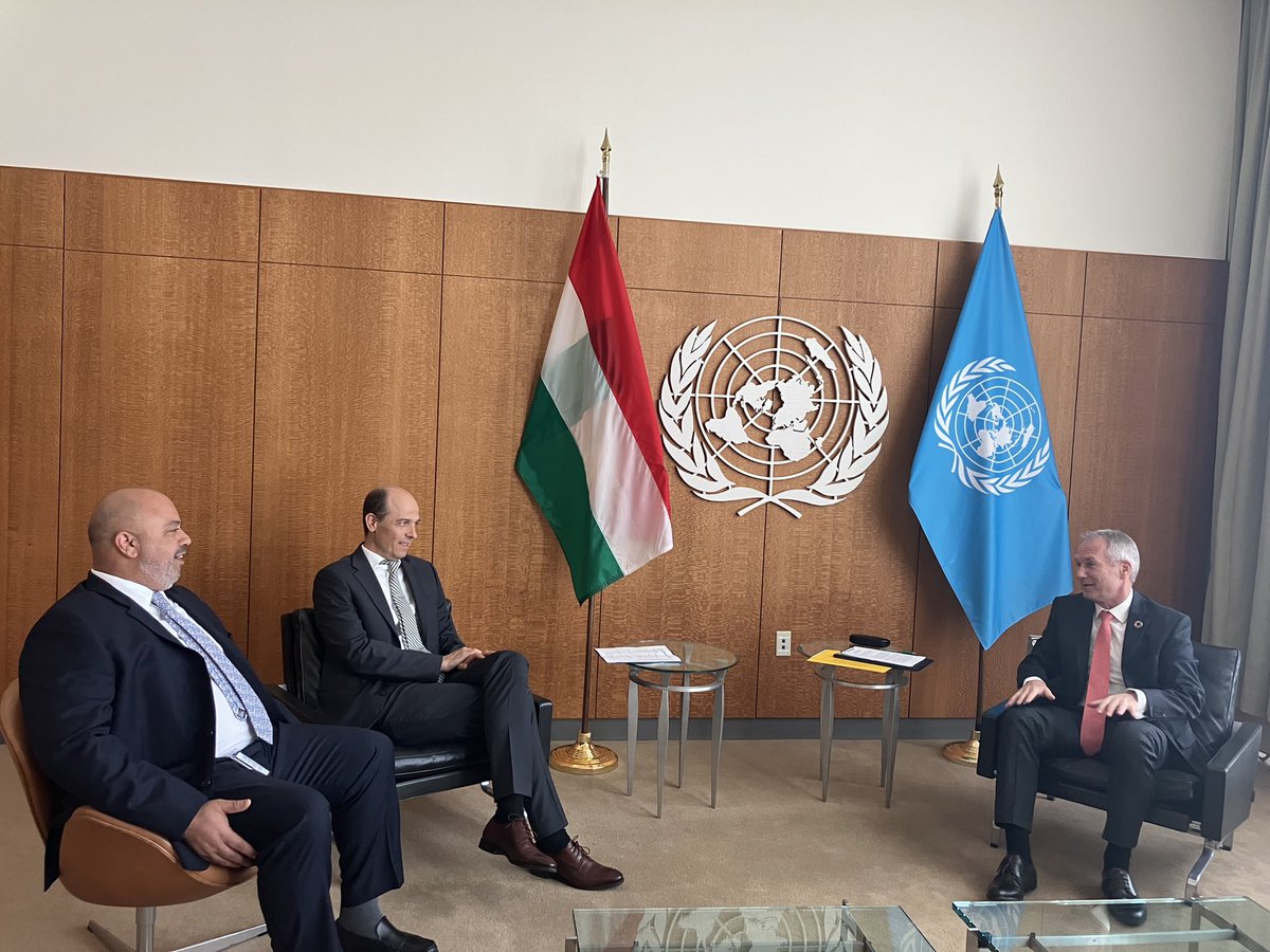 AustriaUN's tweet image. Today, the Co-Chairs of the IGN on Security Council Reform 🇰🇼 and 🇦🇹 met with @UN_PGA to discuss the state of play of this year’s IGN process and next steps. They conveyed the sense of urgency for reform among delegations and thanked the PGA for his support! #UNSC #SCReform 🇺🇳