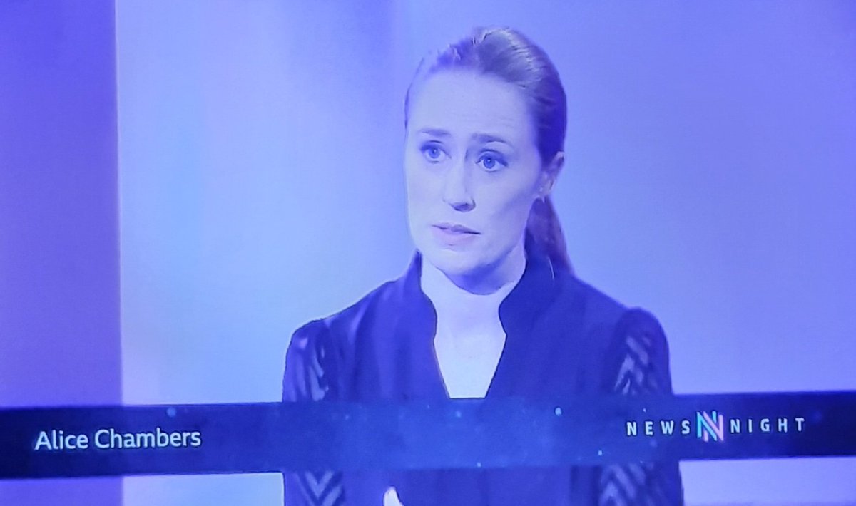 MOpinyn's tweet photo. Alice Chambers on Newsnight, giving her explanation behind her arrest at the coronation along with Just Stop Oil protesters. Personally, I think she is a stooge, and it's a complete setup by the activists. Something isn't right.
#AliceChambers #Newsnight #coronation https://t.co/441Kn46iLF