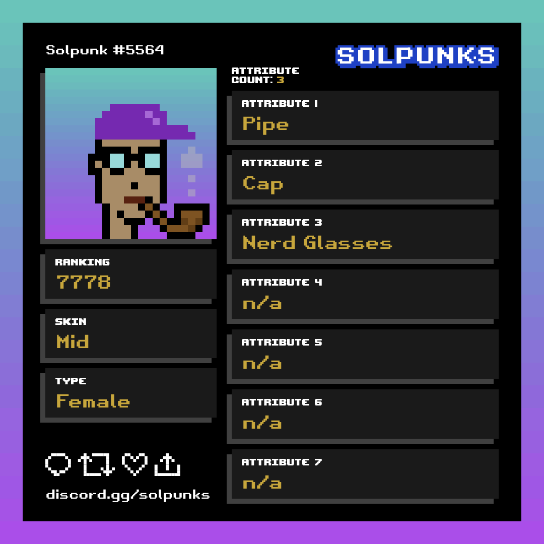 PunksDAOSales's tweet image. SolPunk 5564 has been sold! 

Price: 8.69 SOL ($157 USD) 

→solanart.io/collections/so…

@PunksOnSolana
@SolPunksDAO
#SolPunks #SOL #NFT

solscan.io/tx/5hHEQV6r4bg…