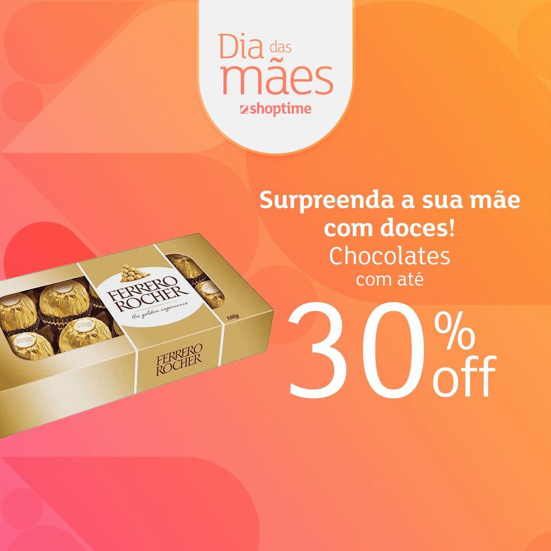 quem não ama chocolate, não é mesmo? 🧡 vem aproveitar pra garantir esse mimo pra sua mãe: bit.ly/3OaPyVY
