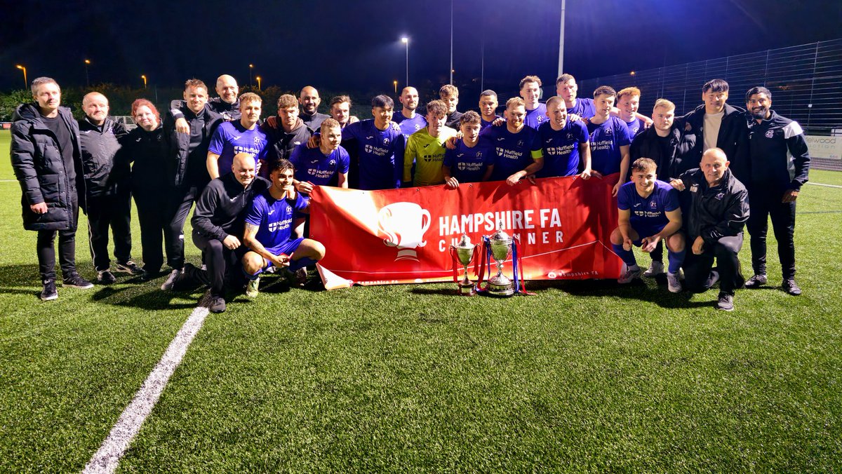 Dylanmc2007's tweet photo. @afc_stoneham 3-1 Millbrook

Congratulations to the Purps who deservingly win the @HampshireFA Russell Coats Cup. https://t.co/7b3Kxr3Vcw