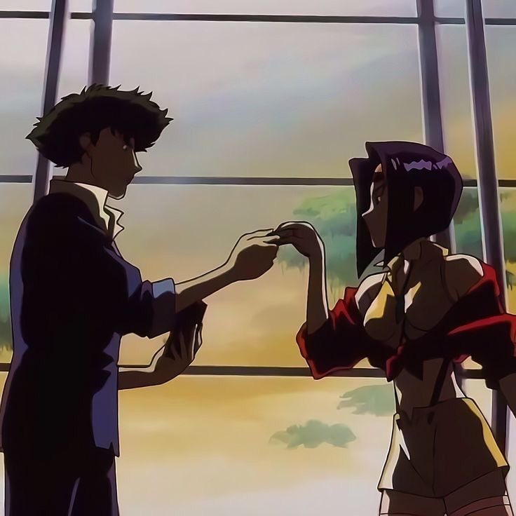 retro_anime's tweet photo. Spike &amp; Faye https://t.co/CTvCFqZYah