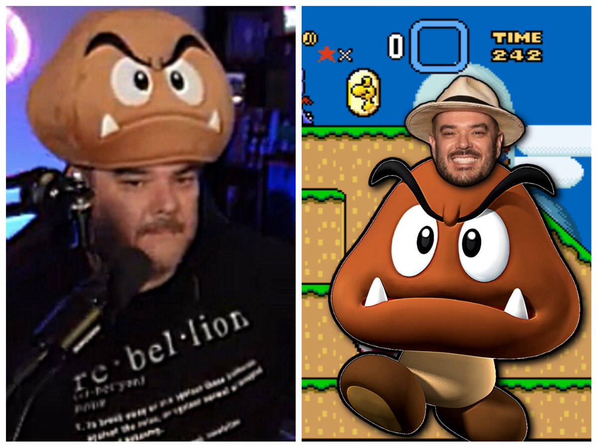 Jay With Goomba Hat or Goomba With Jay Hat! Which Do You Prefer?

@Drunk3po @kristanovva @DDayCobra @Godzy69 @mynerdyhome @BlabberingC @The_Epic_Mike @KinelRyan @Dan_Vasc @ParkHoppin 
@LegionofMemers 

#ParkHoppin #GeeksandGamers #Drunk3po #MarioBros #MarioKart #Nintendoworld…