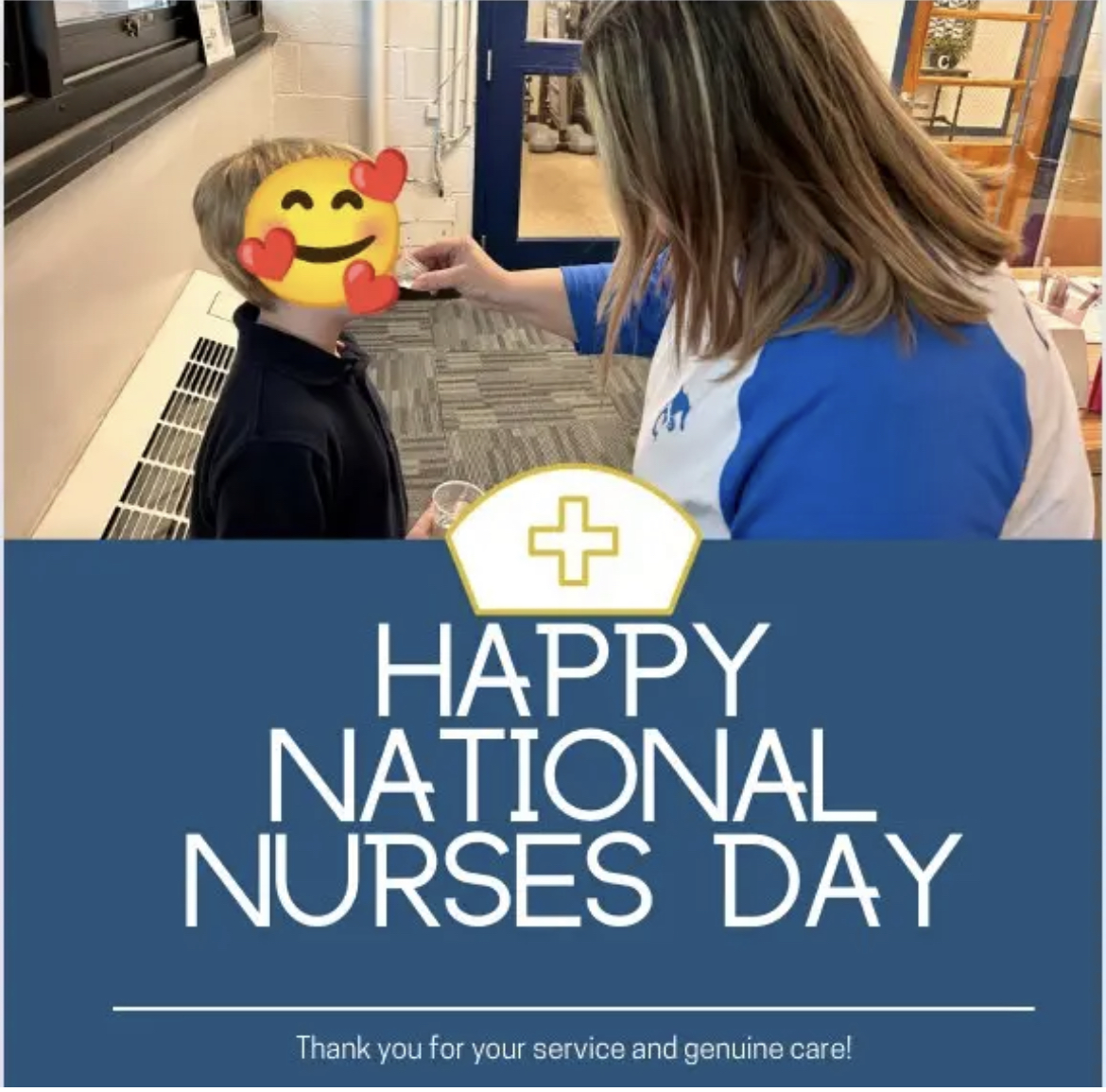 Chenoweth Elementary is beyond LUCKY to have Nurse Tammy care for us!  She is an amazing nurse for all students & staff! 🧑‍⚕

#CESLeadTheCharge 💙🐴