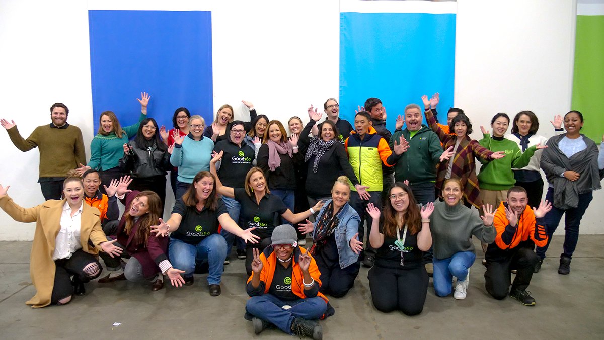 good360au's tweet photo. Earlier this week, the Good360 Australia team gathered at our RDC for a few days of team-building and learning, and to celebrate our 8th Birthday. It was wonderful to have the team who #MakeGoodHappen all under one roof to celebrate our collective achievements 💚

#CircleOfGood https://t.co/4zvNCKolUi