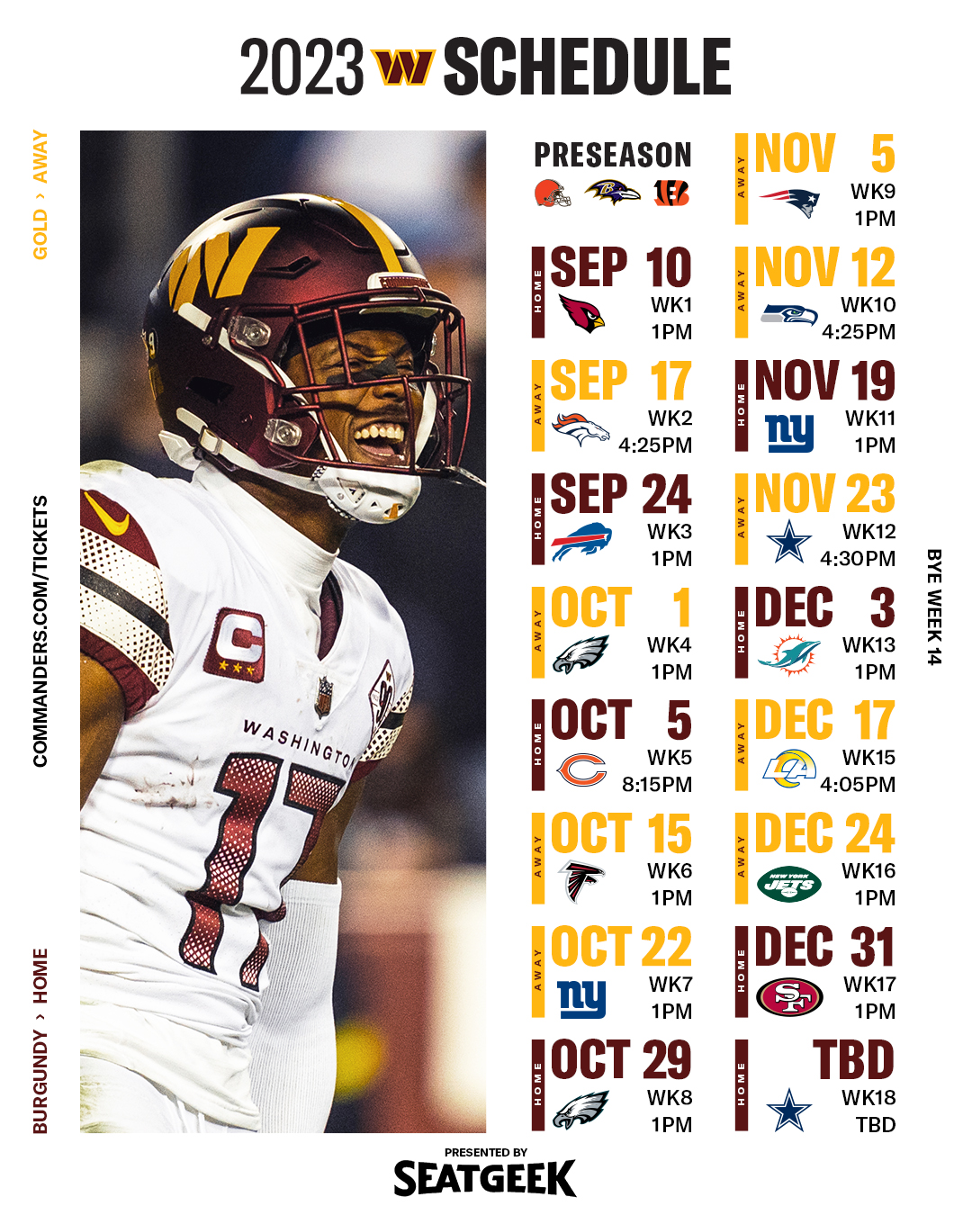 EightTwoNineOneSixThreeSeven Commanders Schedule 2023 Printable