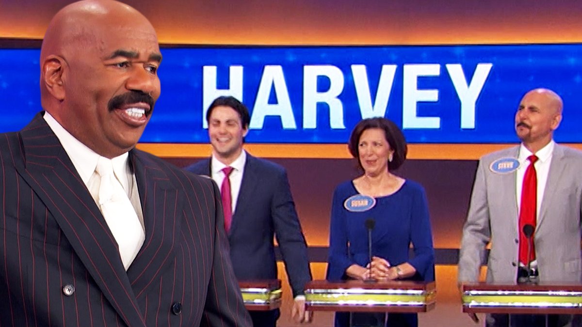 Family Feud on Twitter: "Steve meets the Harvey family! (1st time ever