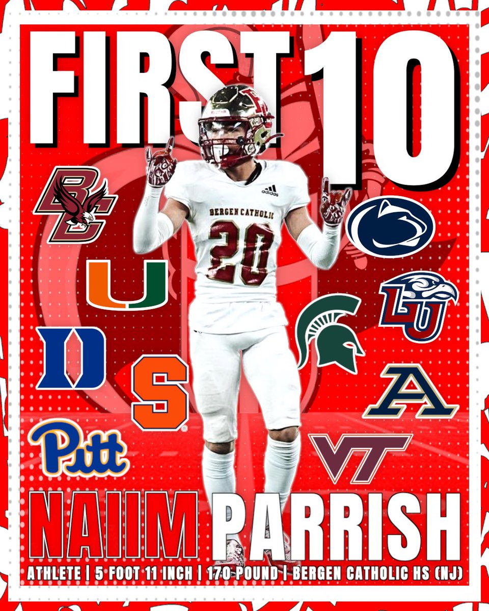 TGBTG 🙏🏽 First 10! @bccoachvito @RivalsFriedman @TateRivals_ @RivalsRichie @BrianDohn247 @ShawnB_247 @MohrRecruiting @LukeStampini @ChadSimmons_