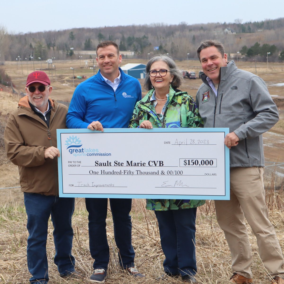 VisitTheSault's tweet photo. In case you missed it, the Great Lakes Sports Commission awarded the Sault CVB a $150,000 grant to help with I-500 Snowmobile Track renovations. Read more ➡️ https://t.co/nJxoHQYNjx #ilovethesoo https://t.co/fVhHmA6ESB