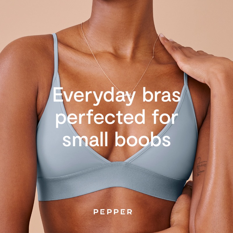wearpepper's tweet photo. We’re proud members of the IBTC who could never find a bra that worked for us, so we made one 👩‍🔬 Meet Pepper, the bra reinvented for small boobs 🌶