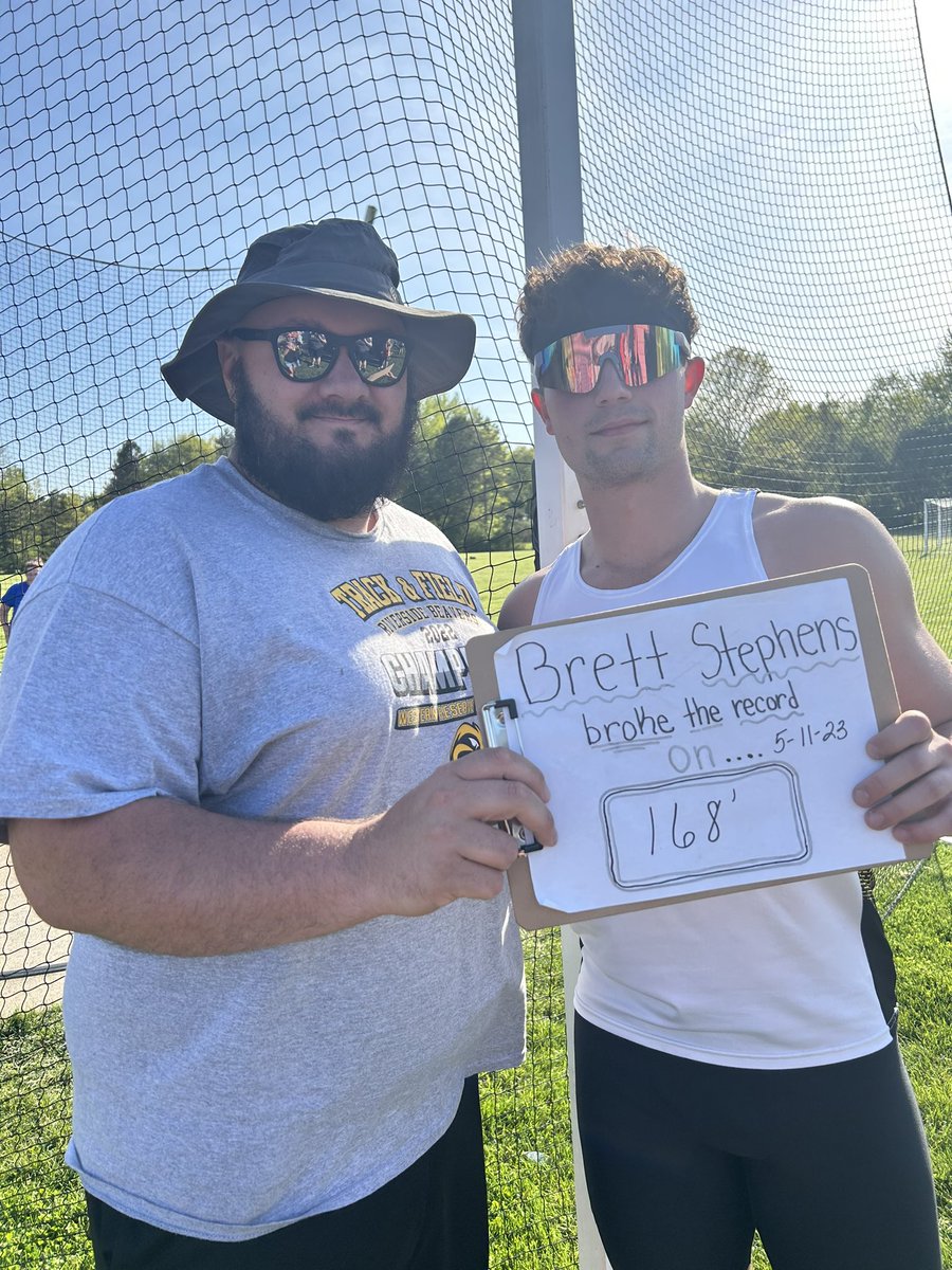 Congrats to <a href="/Brettstephens58/">Brett Stephens</a> 168’ NEW SCHOOL RECORD for disc. Previously owned by @RLSD_CCR 

<a href="/Riverside_athl/">Riverside Athletics</a> <a href="/_RHSFootball/">OFFICIAL MAYE ✪</a> <a href="/girl_riverside/">Riverside HS Girls XC & TF</a> <a href="/rhsbeavers/">Riverside Beavers</a> <a href="/RLSD_Beavers/">Riverside Schools</a>