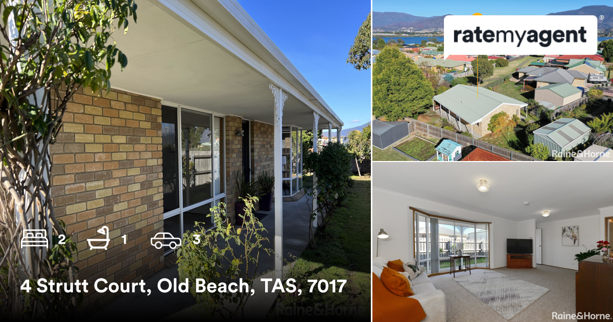🛌 2 🛀 1 🚘 3
📍 4 Strutt Court, Old Beach, TAS, 7017

My latest listing on #RateMyAgent.

rma.reviews/fdtOEP8MRQ8N

...
#ratemyagent #realestate #Raine_and_Horne_Eastern_Shore