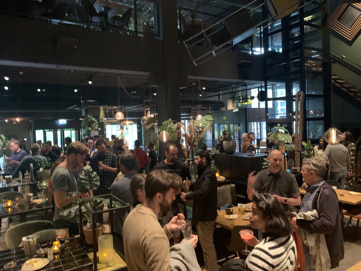 Thanks for this nice speakers dinner today! We from <a href="/ioki_mobility/">ioki</a> enjoyed it a lot and met old friends 🥰 #AppDevConNL #AppDevCon