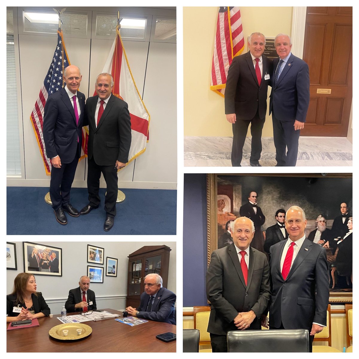 miamidadetpo's tweet photo. Miami-Dade TPO Executive Director, Aileen Bouclé, AICP, and The Honorable Esteban Bovo, Jr., TPO Governing Board Chairman, discussing #MiamiSMARTProgram and funding needs with senate and congressional members during their visit in Washington, D.C. #MiamiDadeTPO https://t.co/baA3EGb8rE