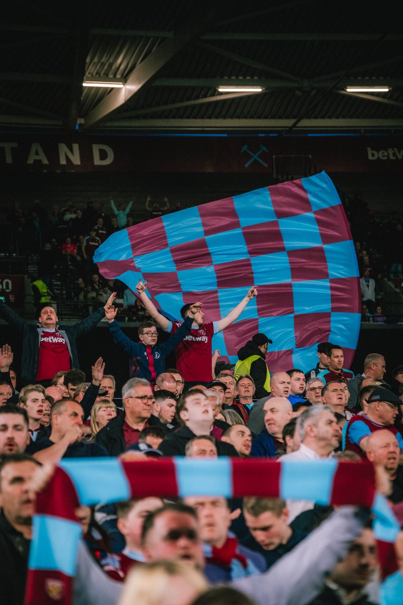 Thank you for your incredible support tonight, Hammers ⚒️

Sleep well ❤️