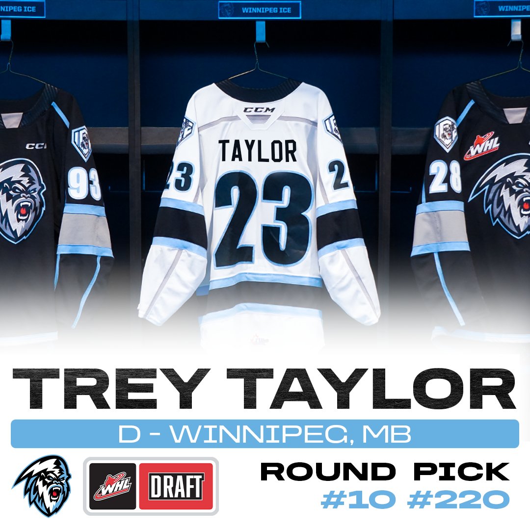 With the 220th pick in the 2023 WHL Prospects Draft, the Winnipeg ICE select Defenceman, Trey Taylor from Winnipeg, MB.

Welcome to the ICE, Trey!