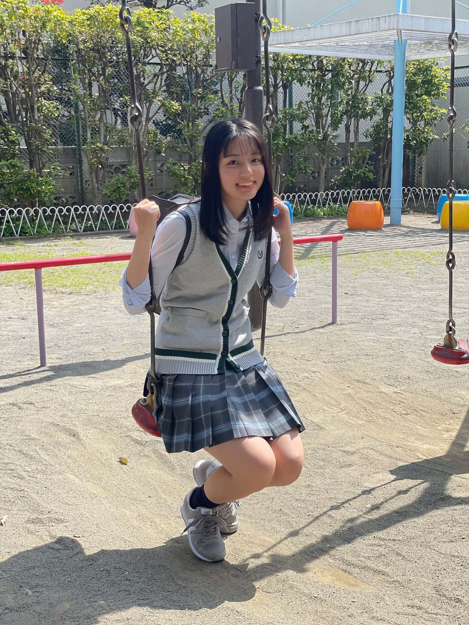 松島かのん　制服 おはよう😊 今日の午後の授業は体育❣️2時間バレー🏐だよっ楽しみ(͒ ᴖ ·̫ ᴖ⸝⸝ )͒♪  怪我しないように頑張ります❤️‍🔥 昨日インスタのフォロワー様が10万人を超えましたっ嬉しい💕 色々な写真や動画をÜPしてるので✓してね🫶  TikTok ...