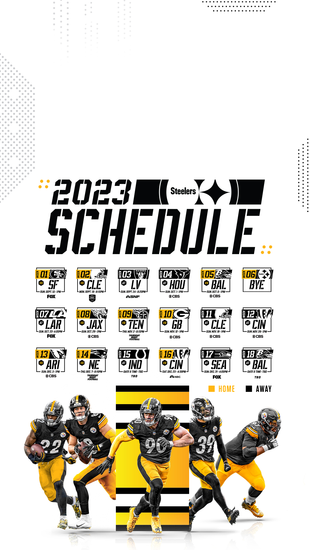 Steelers Schedule  Pittsburgh Steelers 