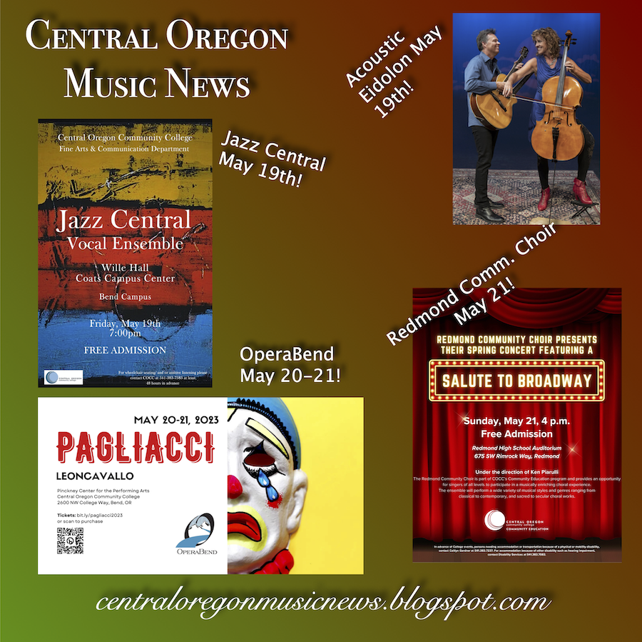 COMATNews's tweet image. Next Weekend is Jam Packed with MUSIC! - mailchi.mp/2f667d0604d9/n…
@Events_inBend #concerts #classicalmusic events#inbend #jazz #sunrivermusicfestival #highdesertchambermusic #cascadechorale #centraloregonsymphony @HighDesertChamberMusic @sunrivermusicfestival @operabend