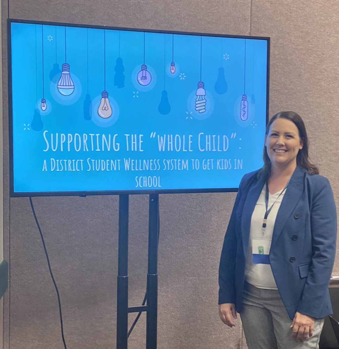 Burton School District Director of Special Education Heather Rodriguez presenting at California Association of Supervisors of Child Welfare and Attendance (CASCWA) on supporting the “Whole Child” by sharing our district’s mental health support system. <a href="/BurtonSchools/">Burton Schools</a> <a href="/BSD/">Blue State</a>