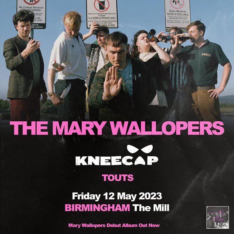 Tomorrow! With @marywallopers & @KNEECAPCEOL Last few tickets: gigst.rs/MaryWallopers