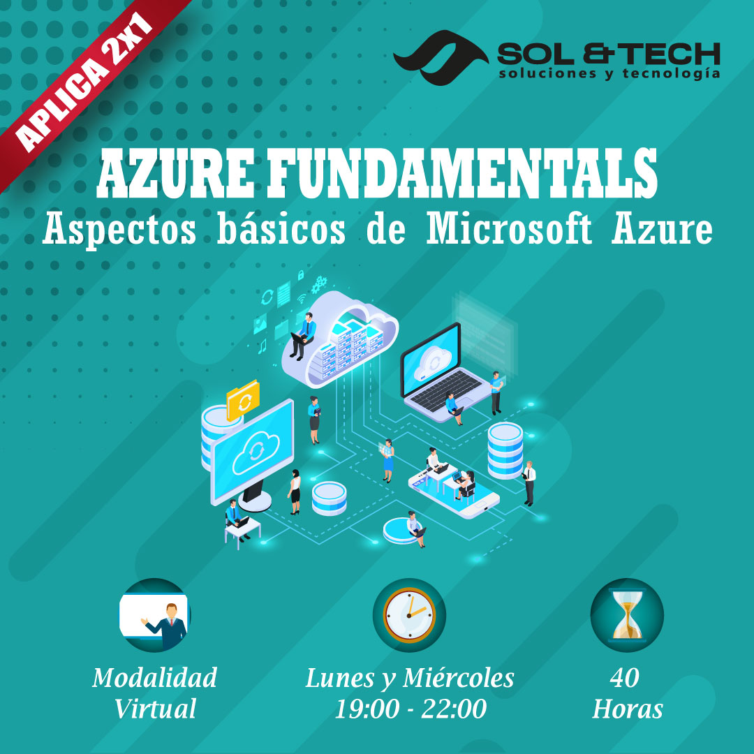 SolytechCisco's tweet image. Este curso es práctico, da una introducción a los conceptos básicos. Enseña a los profesionales de TI cómo diseñar, implementar y configurar los servicios en la nube de Azure, en conjunto con un entorno hibrido.
#Capacitación #AzureFundamentals