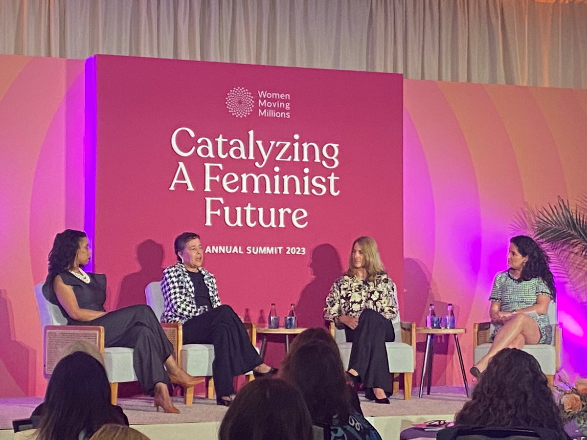 Dr Nicole Bates <a href="/pivotalventures/">Pivotal Ventures</a> on discussing the need for innovation in philanthropy “Less than 2% of philanthropic giving goes to women and girls” #wmmsummit2023 #catalyzingafeministfuture