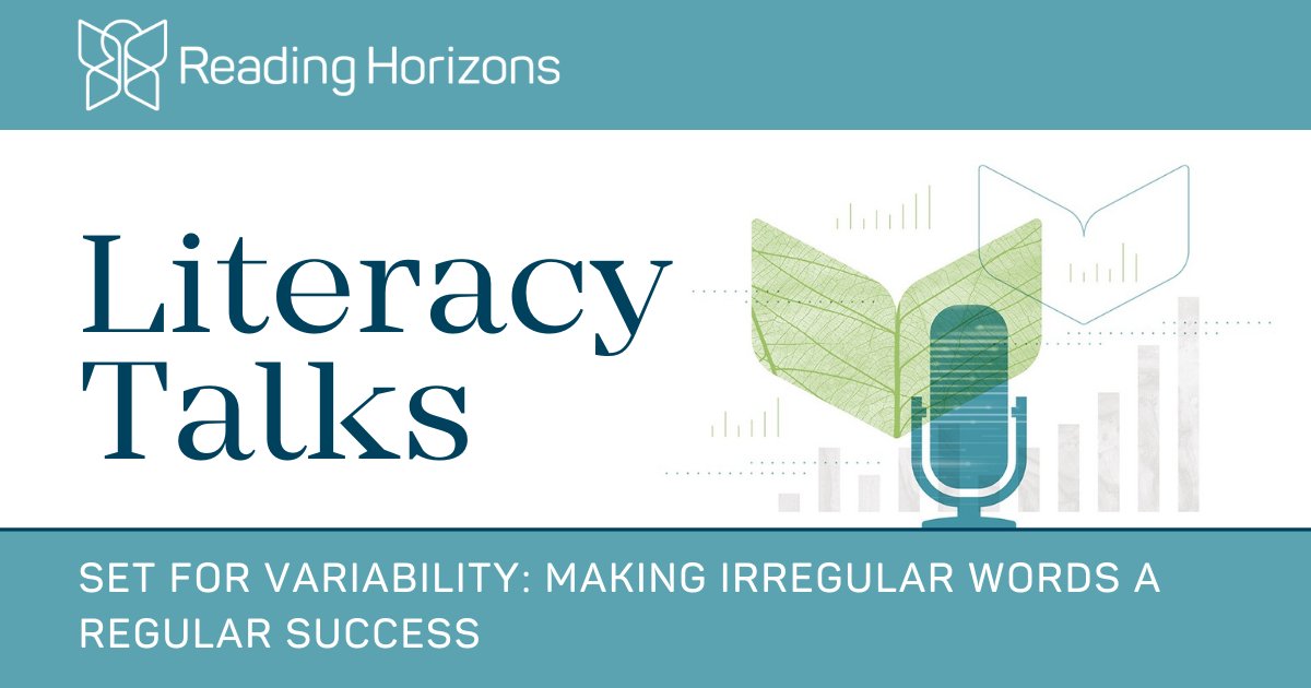 ReadingHorizons's tweet photo. Some words are spelled the same but pronounced differently depending on context. Helping students build the skill known as ‘set for variability’ drives them toward achieving #readingproficiency. Listen to the new episode of #LiteracyTalks to learn more: https://t.co/lt7SLQqrUv https://t.co/J0h0DlvAsa