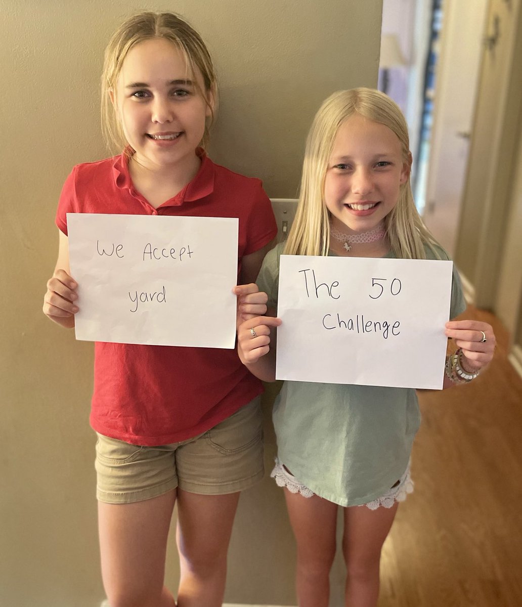 It brings me great joy to share with you the news of two new additions to our family. Please join me in welcoming Madelynn  & Olivia   Of Kernersville , NC to our fold! Madelynn  & Olivia have stepped up & accepted  our 50 yard challenge .By embracing this challenge, they have…