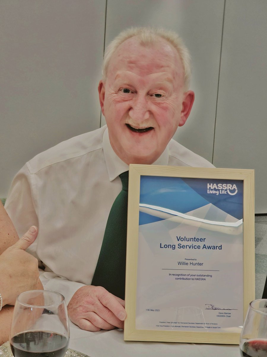 HASSRAFalkirk's tweet photo. • 10 years Service on the National Finance Committee,
• 30 years on the HASSRA Scotland Committee,
• over 2 decades on the HASSRA Falkirk Committee,
• decades being National Chess convenor, and formerly  Bowls convenor. https://t.co/r7mGXBz0r4