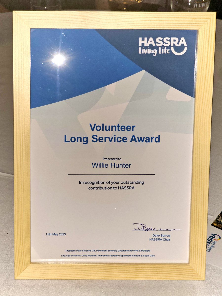HASSRAFalkirk's tweet photo. • 10 years Service on the National Finance Committee,
• 30 years on the HASSRA Scotland Committee,
• over 2 decades on the HASSRA Falkirk Committee,
• decades being National Chess convenor, and formerly  Bowls convenor. https://t.co/r7mGXBz0r4