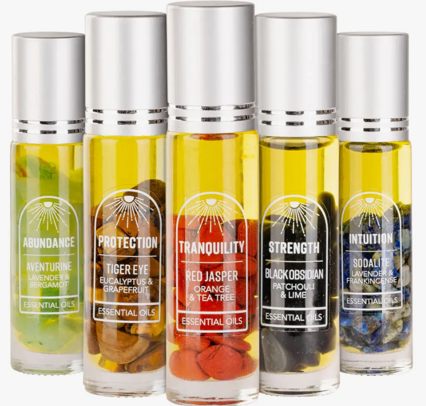 TranquilityGrdn's tweet photo. Raise your vibration and set your intention with our collection of Essential Oil Gemstone Roll-ons. You can find these essential oil gemstone roll-ons at @TranquilityGrdn at Weeden's Mini Mall, Blossvale, NY.
#TranquilityGarden #MindBodySpirit #cystals #essentialoil https://t.co/d21LozXFnu