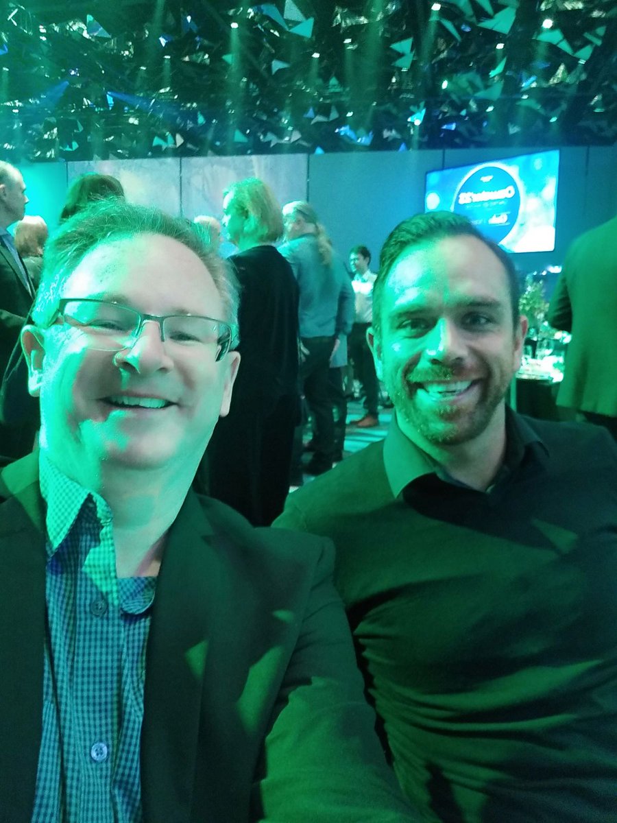 Well look look who's at the winner's table at #OzWater'23 - our friends and colleagues from @KlirWater! Always t to chat with their team and share our favorite topics from this week's event.