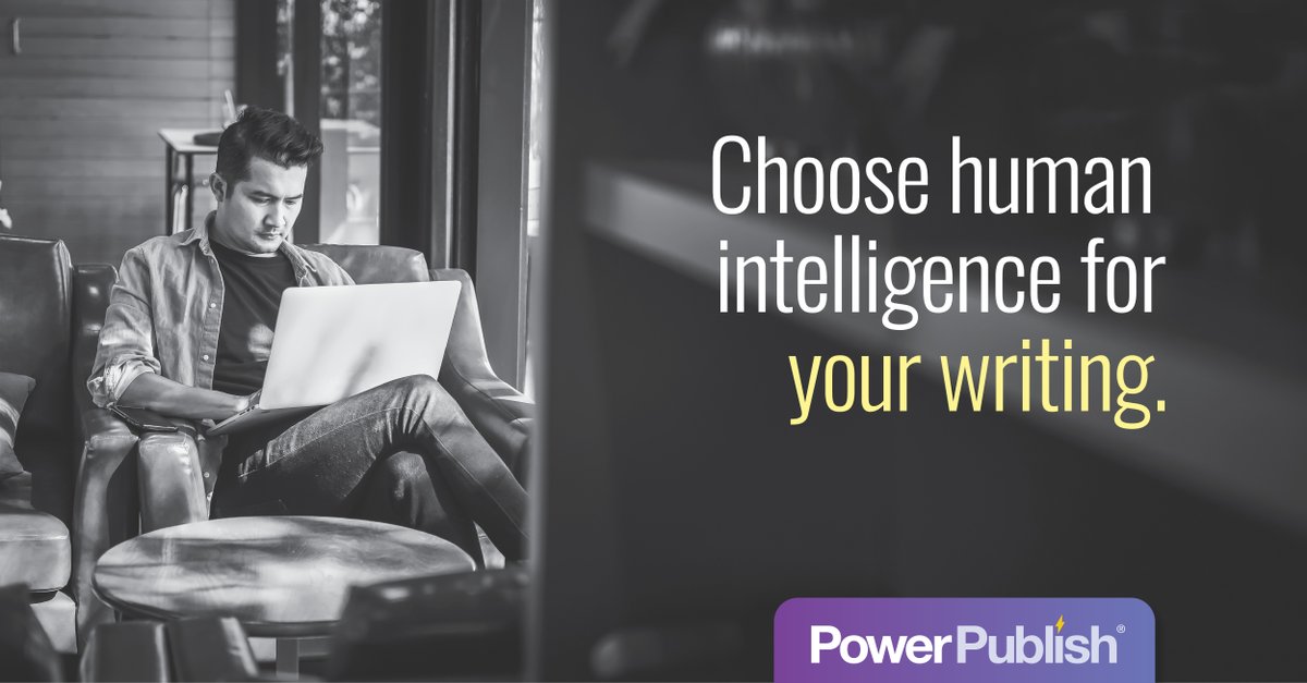 Crafted by humans, not robots.

Schedule a 30-minute demo to discover what PowerPublish can do for you - lnkd.in/emy3T2RF

#PowerPublish #HireAWriter #ContentWriters #ProfessionalWriters #FreelanceWriters #G2Leader