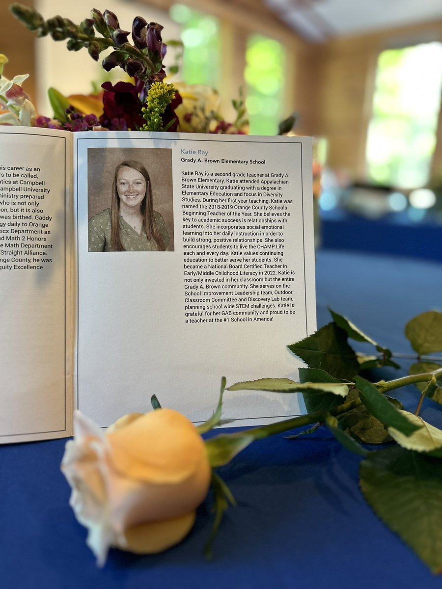 So excited to celebrate with our very own Teacher of the Year, Ms. Katie Ray, tonight at the 2023 OCS TOY Banquet! You are one of the best of the best and represent all the things ChampLife stands for.