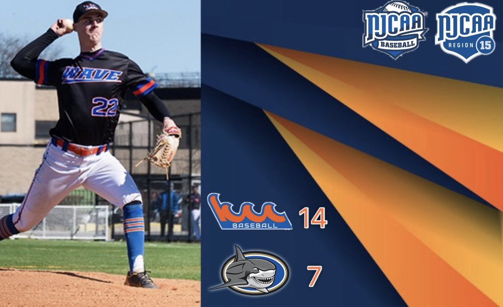 KCCWaveBaseball's tweet image. Huge Game 1 Victory in round 1 of regionals! We take on Monroe-Bronx in Game 2 at 1PM at Wave Field. Come support your KCC WAVE! #OneThought #WaveBaseball #KccWave #Njcaa #Njcaabaseball #Region15 #CollegeWorldSeries #Regionals #kingsborough