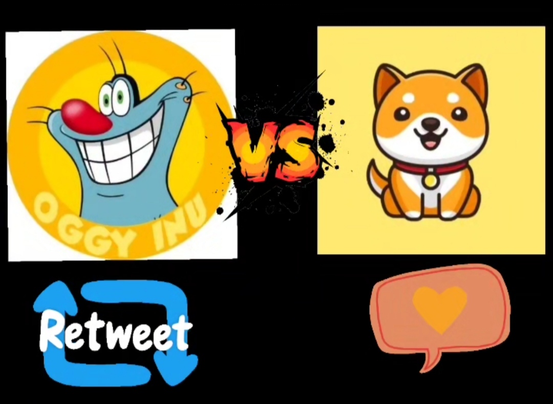 The ultimate MEMECOIN battle is here! 🥳🚀

It's <a href="/Oggy_Inu/">Oggy Inu $OGGY</a> VS #BABYDOGE in a fight to the finish! 🚀🚀

Who will come out on top as the top #cryptocurrency meme king? 🤔

#OGGYINU or #BABYDOGE

Get ready for the ultimate showdown and let the hype begin! 🐶🚀